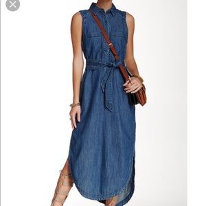 Free People Denim Dress Size Large *No Belt*